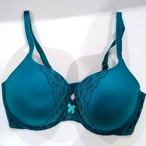 Victoria's Secret 38DD Perfect Shape Bra Blue/Green